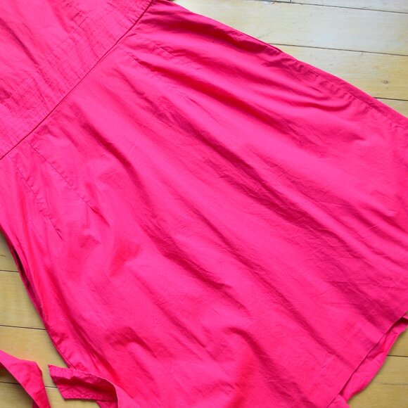 ELIZA J New York Size 14 Ruffle Chest Shift Dress Party Evening Wear Tie Waist - Picture 13 of 13